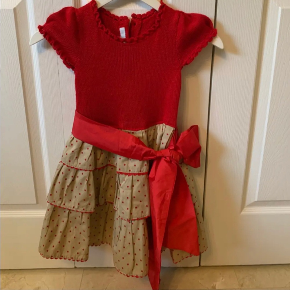 Girls red dress